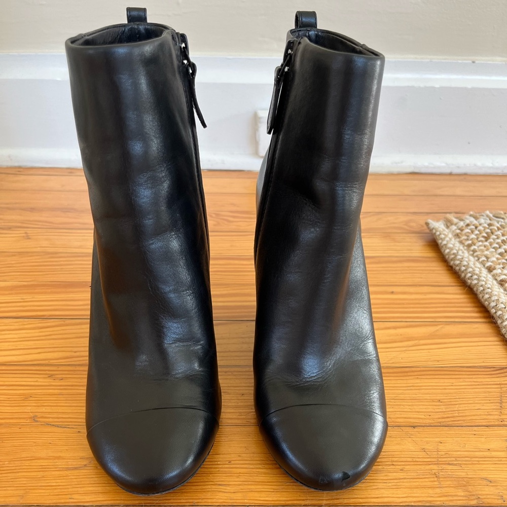 Tory Burch Black Leather Booties